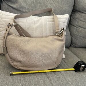 Furla Tan Hobo Bag with Pebbled Leather and Roomy Design